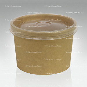 Упаковка для супа 230 мл с пластиковой крышкой оптом и по оптовым ценам в Симферополе