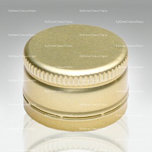 Колпачок алюминиевый (28*18) золото в Симферополе оптом и по оптовым ценам