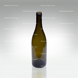 Бутылка 0,750 Бургундия оливковая (20/21/23) стекло оптом и по оптовым ценам в Симферополе