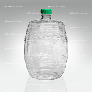 Бутыль 10,0 л Бочонок (прозрачный) стеклянный оптом и по оптовым ценам в Симферополе