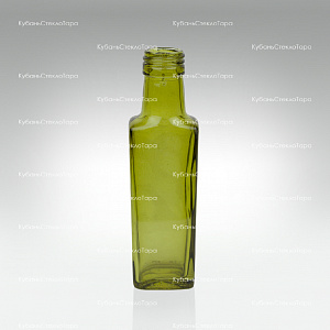 Бутылка 0,100  Гранит ВИНТ (28) Оливковая стекло оптом и по оптовым ценам в Симферополе