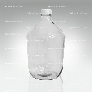 Бутыль 10,0 л Казацкий (прозрачный) стеклянный оптом и по оптовым ценам в Симферополе