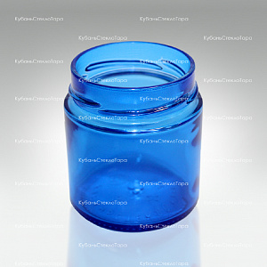 Стеклобанка 0,200  ТВИСТ (66)  Deep (синяя) банка стеклянная КСТ оптом и по оптовым ценам в Симферополе