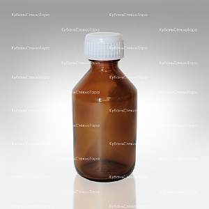 Флакон стеклянный ТВИСТ 50 см3 коричневый (пробка + крышка) оптом и по оптовым ценам в Симферополе