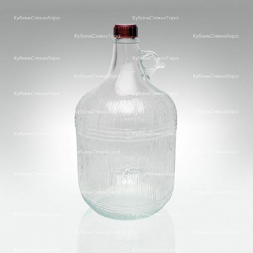 Винная бутылка 5 л "Дария" стекло с крышкой (38) оптом и по оптовым ценам в Симферополе