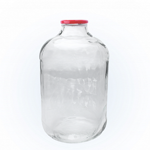 Бутыль  20,0 л стеклянный с крышкой оптом и по оптовым ценам в Симферополе