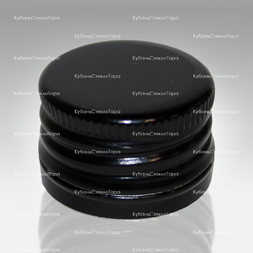 Колпачок алюминиевый с резьбой (25*17) черный в Симферополе оптом и по оптовым ценам