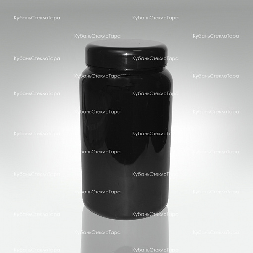 Банка 2 л (100) пластик черная (Б-Ч-2000) оптом и по оптовым ценам в Симферополе