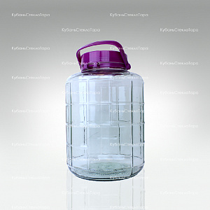 Бутыль (банка) стеклянный "фиолетовая" 12 л оптом и по оптовым ценам в Симферополе
