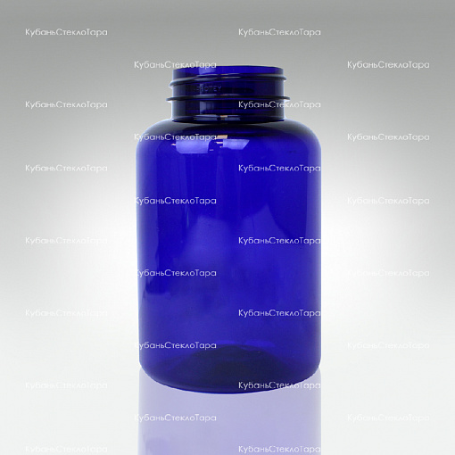 Банка 0,300 л (45) пластик (486) синяя оптом и по оптовым ценам в Симферополе