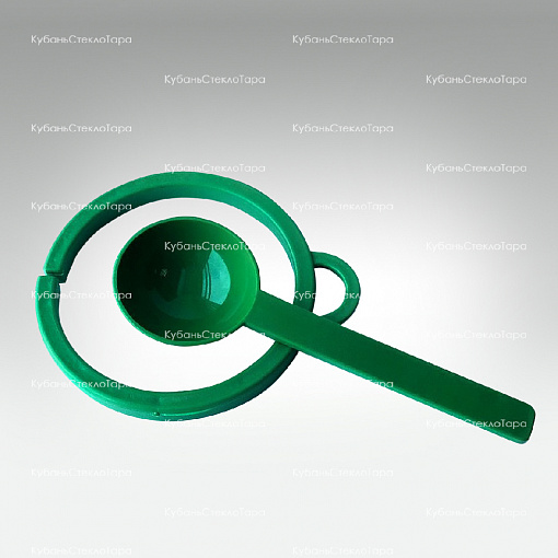 Кольцо и ложка на банку зеленые (82) оптом и по оптовым ценам в Симферополе