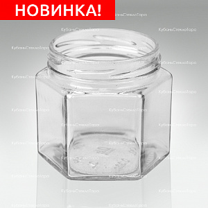 Стеклобанка 0,360 ТВИСТ (82) "Шестигранка" банка стеклянная оптом и по оптовым ценам в Симферополе