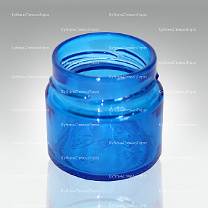 Стеклобанка 0,100 ТВИСТ (58) Deep Ровная (синяя) банка стеклянная оптом и по оптовым ценам в Симферополе