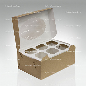Упаковка для маффинов 250х170х100 мм (для 6 шт) оптом и по оптовым ценам в Симферополе