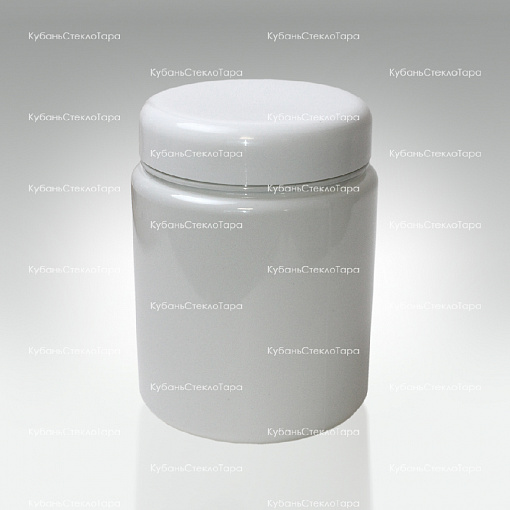 Банка 1 л (100) пластик белая с крышкой (Б-Б-1000) оптом и по оптовым ценам в Симферополе